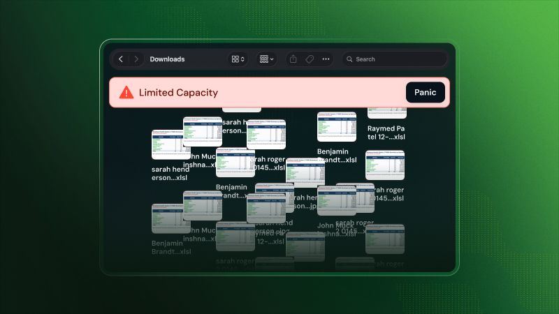 A digital folder full of physician comp spreadsheets