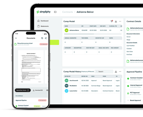 Symfact Contract Management | Simpliphy Physician Compensation